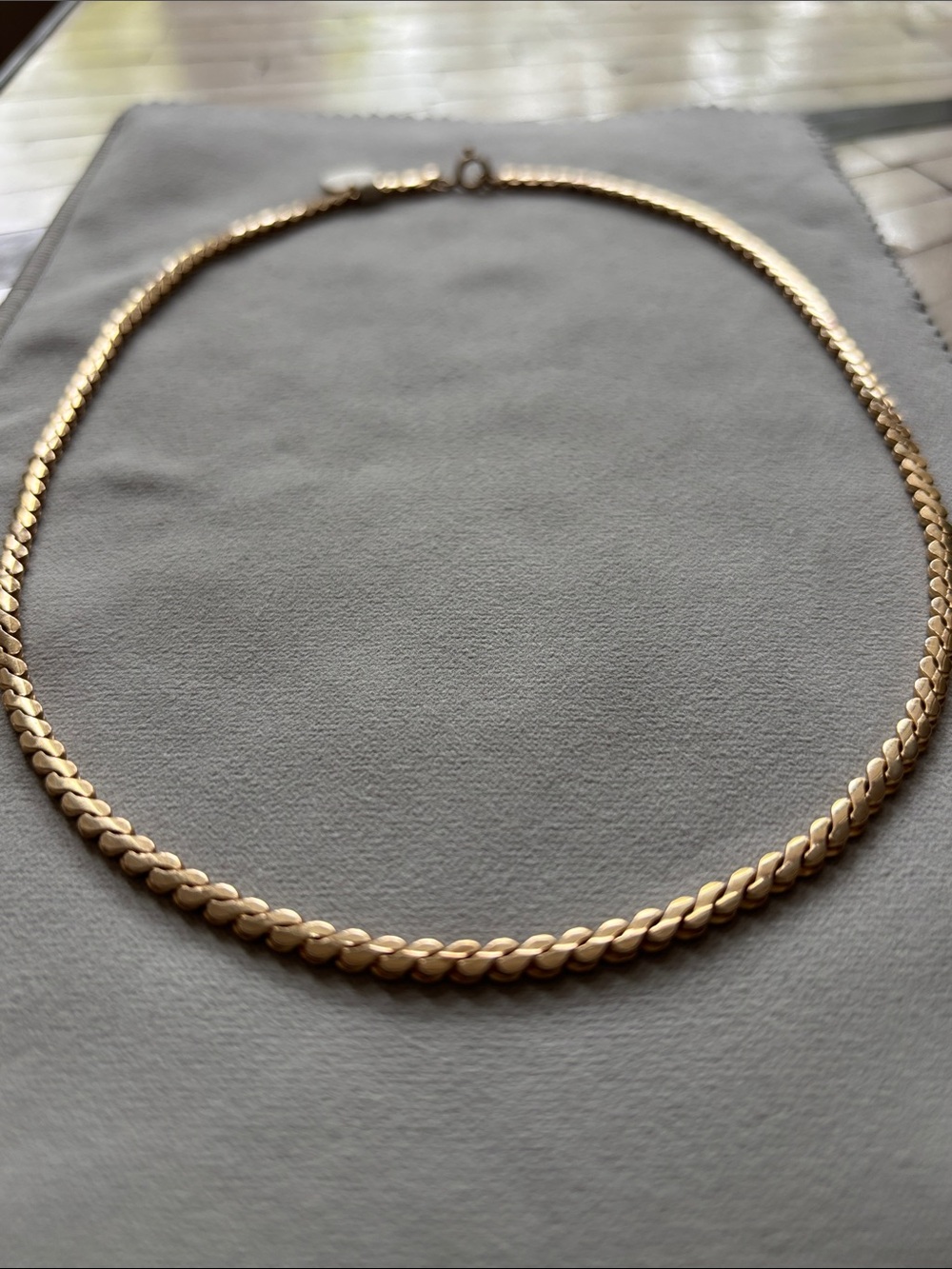 Gold Serpentine 18” Necklace